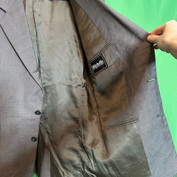 GIEVES & HAWKES Savile Row houndstooth wool blazer - Picture 9 of 12